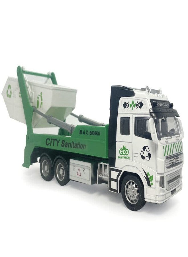 SHIPEASE شاحنة تنظيف تعمل بالاحتكاك من SHIPEASE، لعبة للأطفال من عمر 3 سنوات فما فوق، مصنوعة من سبيكة معدنية مصبوبة، هدية عيد ميلاد (متعددة الألوان). - Image 4